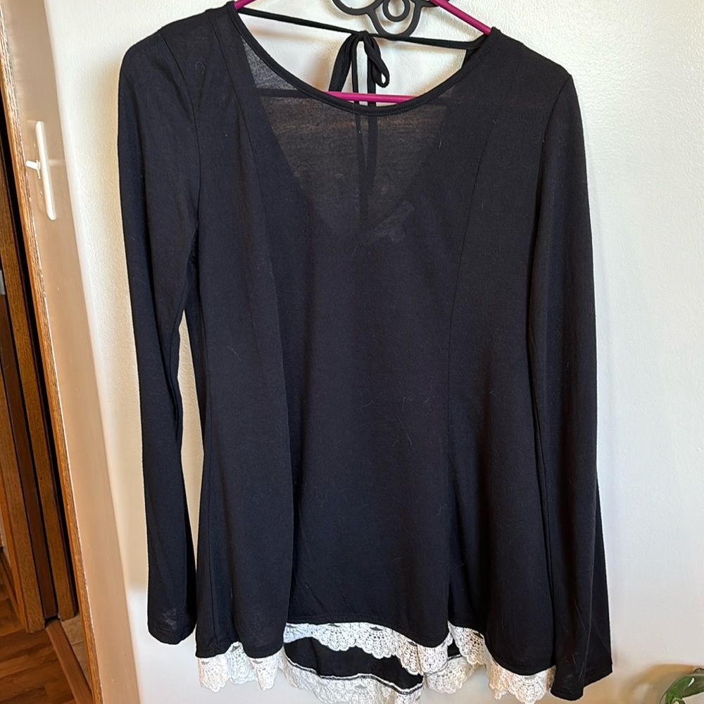 ❤️Juniors medium Rewind brand long sleeve tunic top